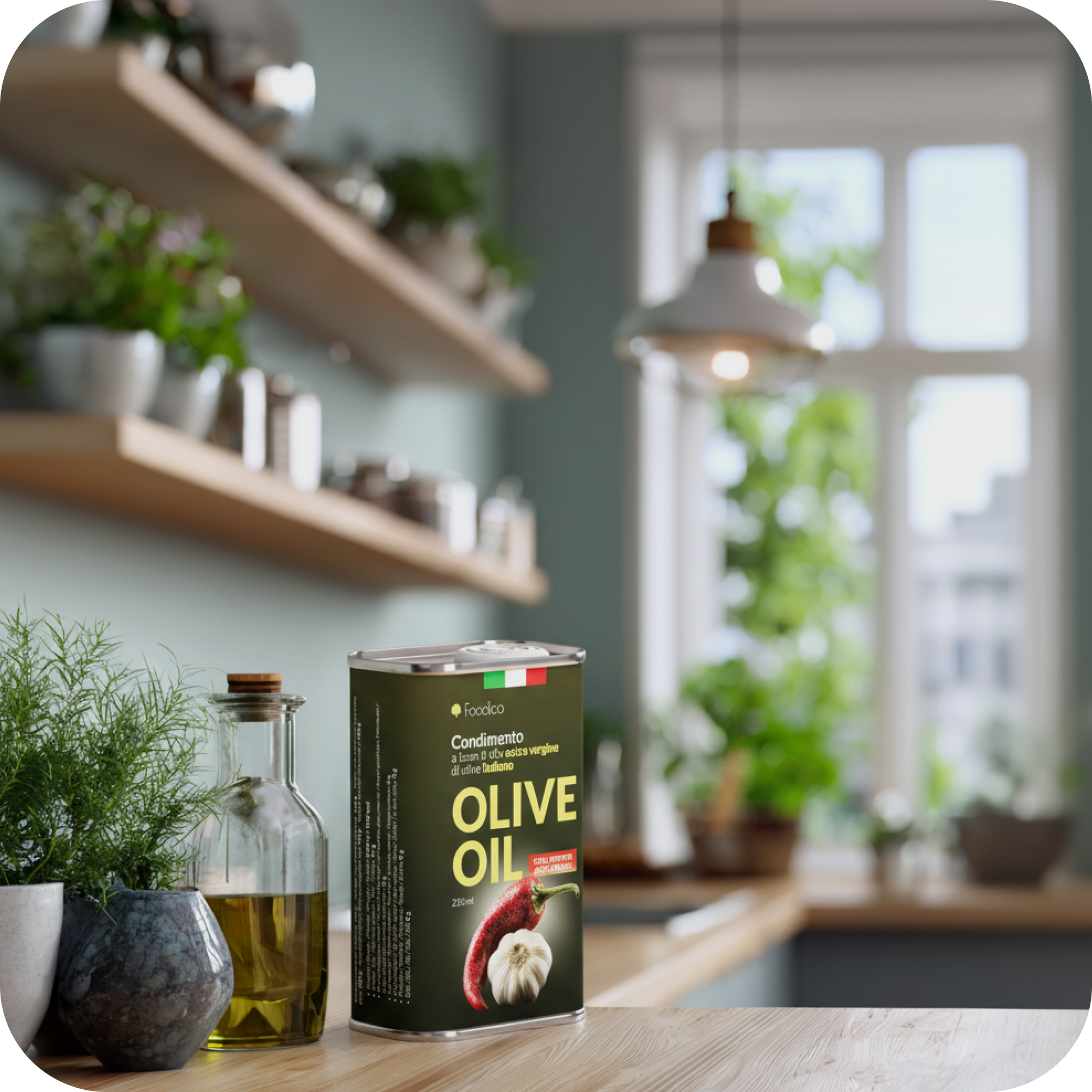 Garlic & chili olive oil