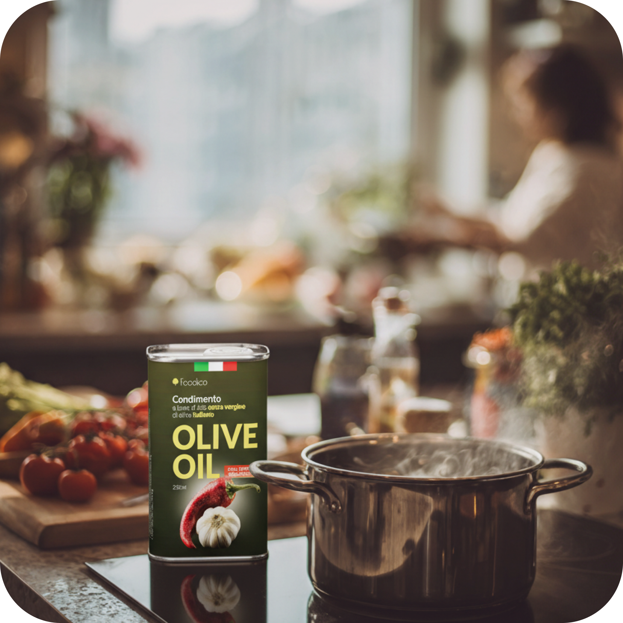 Garlic & chili olive oil