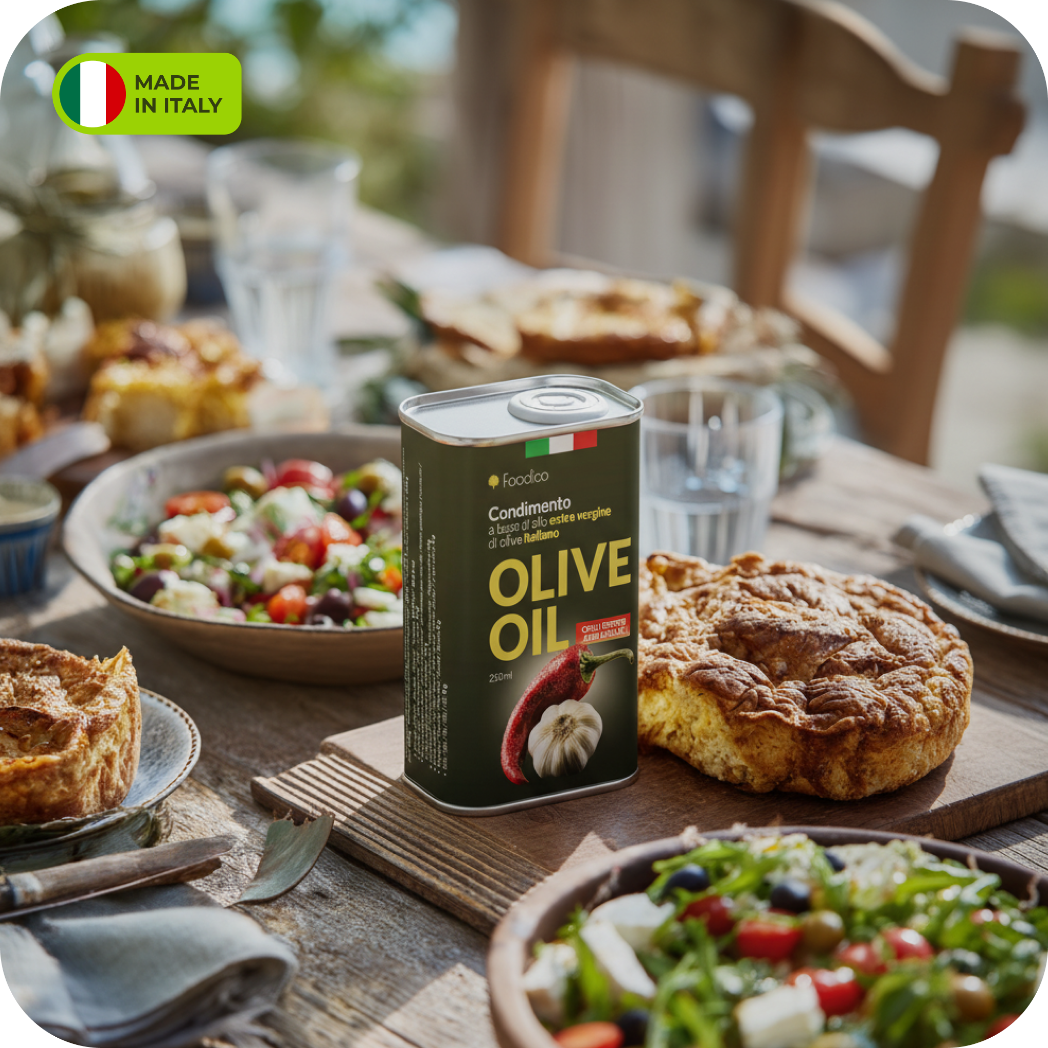 Garlic & chili olive oil